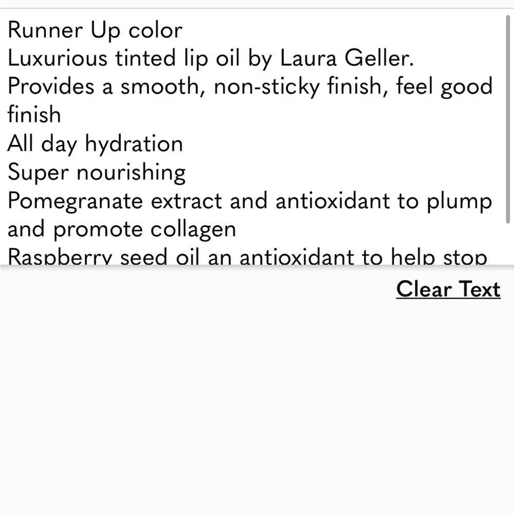 Laura Geller Treat-N-Go Lip Oil Runner Up